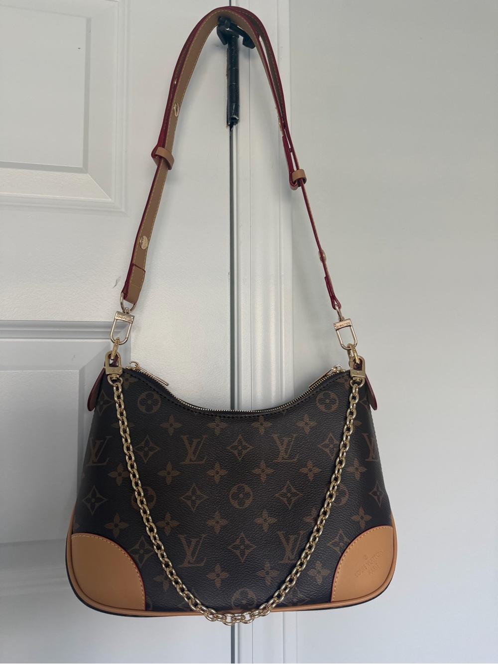 Boulogne Monogram Shoulder Bag with LV